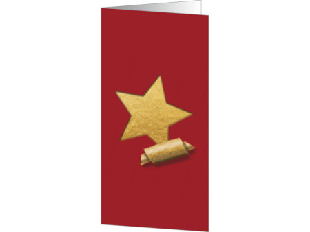 sigel Set de cartes de Noël 'Cut-out style', long (2/3 A4),