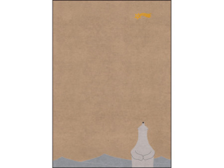 sigel Papier à motif de Noël 'Polar bear with...', A4