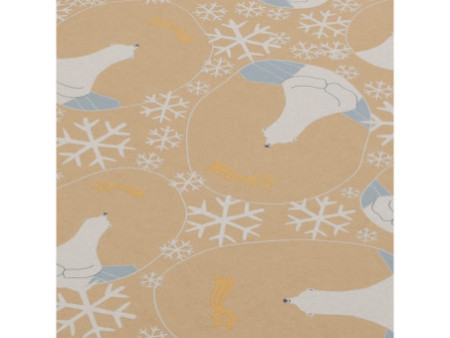 sigel Papier cadeau de Noël 'Polar bear with...' en rouleau