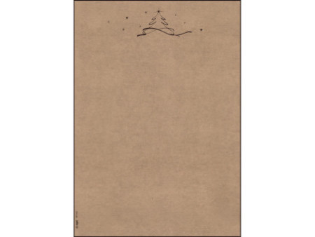 sigel Papier à motif de Noël 'Christmas tree', A4