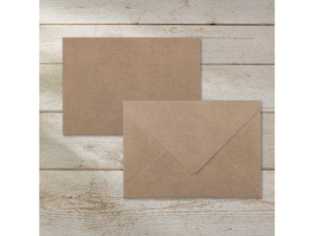 sigel Enveloppe 'Nature', C6, gommée, marron
