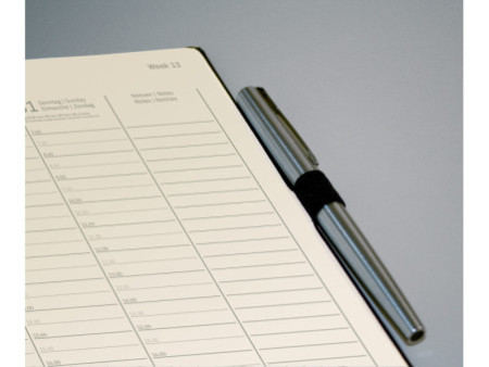 sigel Agenda planning Conceptum 2026, env. A5, noir