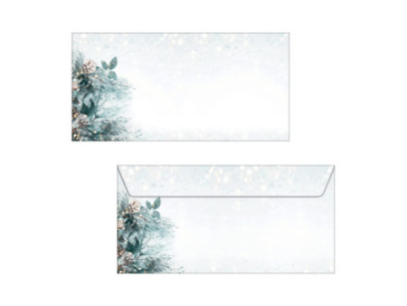 sigel Enveloppe à motif de Noël 'Eucalyptus magic'