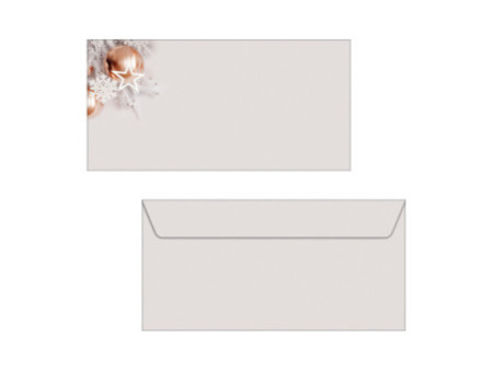 sigel Enveloppe à motif de Noël 'Christmas in rose gold'