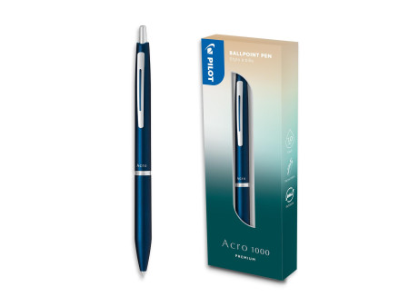 PILOT Stylo à bille ACRO 1000 PREMIUM, Navy