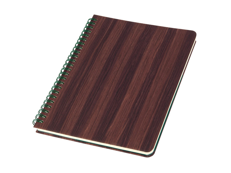 sigel Cahier à spirale Edition Conceptum Nature, A5, bois