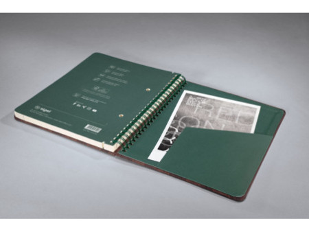sigel Cahier à spirale Edition Conceptum Nature, A5, bois