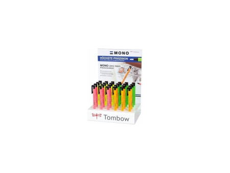 Tombow Stylo-gomme 'MONO zero' fluo, présentoir de 24