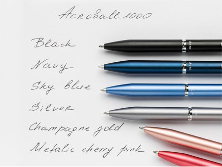 PILOT Stylo à bille ACRO 1000 PREMIUM, Silver