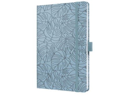 sigel Carnet de notes Jolie Beauty 'Blue Monstera', A5
