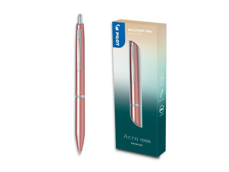 PILOT Stylo à bille ACRO 1000 PREMIUM, Coral Gold