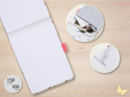 sigel Bloc-notes Jolie Beauty 'Bloom Rose', A6+