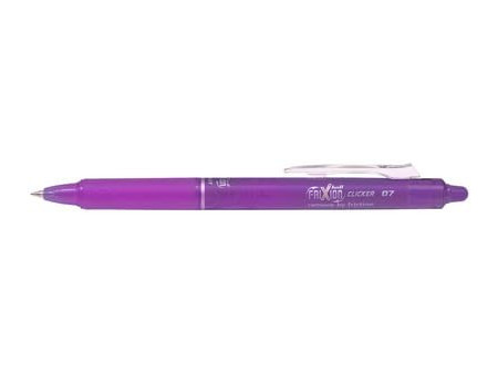 PILOT Stylo roller FRIXION BALL CLICKER 07, mauve