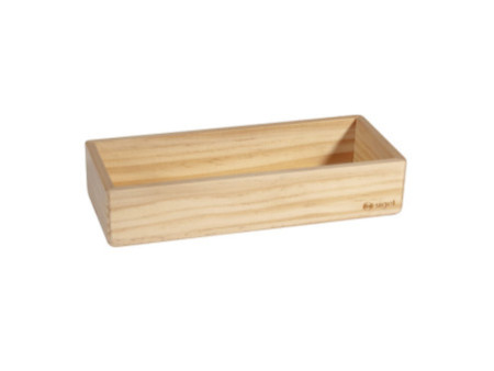 sigel Pot à crayon en bois pour tableau magnétique blanc