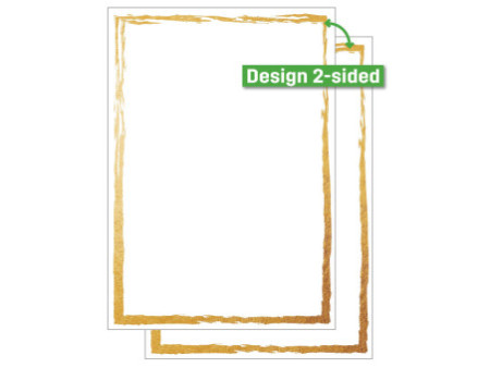 sigel papier Design 'Golden frame', A4, 200 g/m2