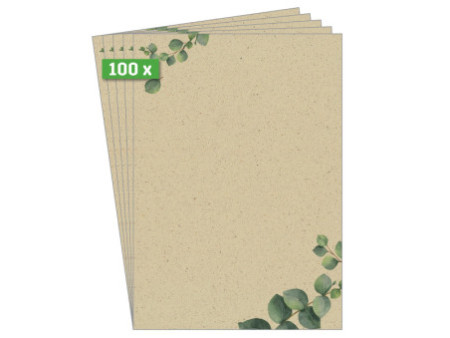 sigel Papier design, papier 'Eucalyptus', A4, 100 g/m2