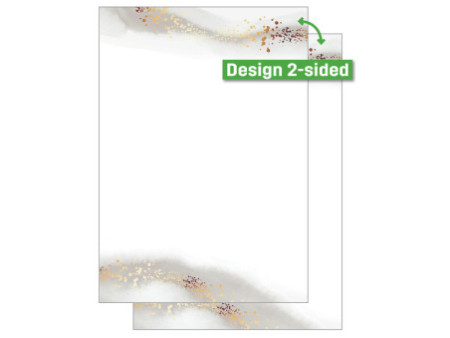 sigel Papier à motif, A4, 90 g/m2, motif 'Water color ...