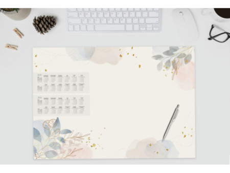 sigel Sous-main bloc papier 'Pastel garden', 595 x 410 mm
