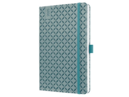 sigel Agenda de poche Jolie Flair 2026, A5, bleu océan