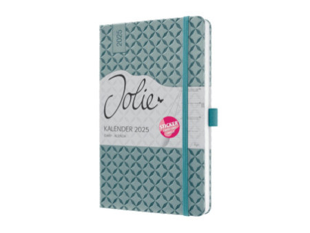 sigel Agenda de poche Jolie Flair 2026, A5, bleu océan
