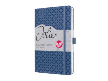 sigel Agenda de poche Jolie Flair 2026, A5, bleu indigo
