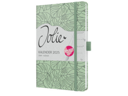 sigel Agenda de poche Jolie Beauty 2026 'Green Monstera', A5