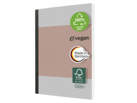 sigel Carnet de notes, A5, pointillé, 400 pages, corail
