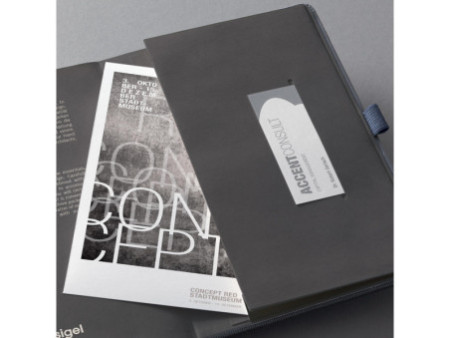sigel Carnet de notes Conceptum, A5 portrait, ligné, gris