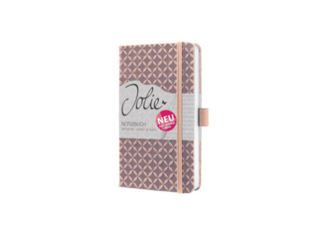 sigel Carnet de notes Jolie Flair, similicuir, A6, nacre