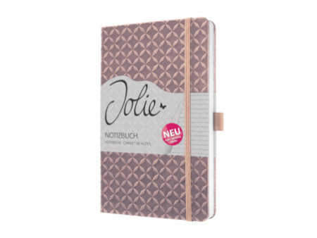 sigel Carnet de notes Jolie Flair, similicuir, A5, nacre