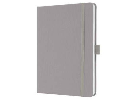 sigel Carnet de notes Jolie Feel, tissu, A5, ligné, gris