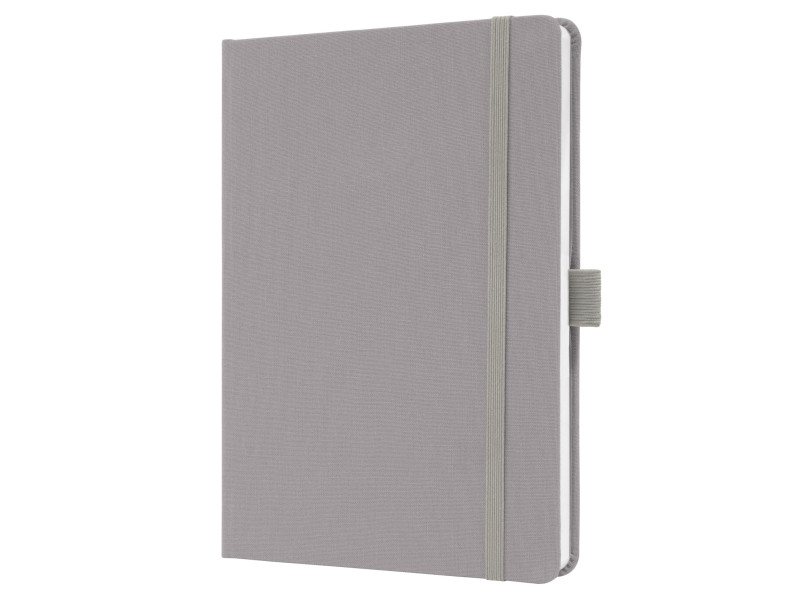 sigel Carnet de notes Jolie Feel, tissu, A5, ligné, gris