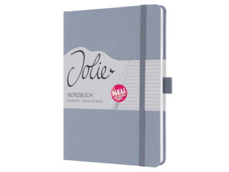 sigel Carnet de notes Jolie Feel, tissu, A5, ligné, violet