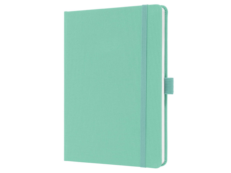 sigel Carnet de notes Jolie Feel, tissu, A5, ligné, menthe