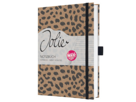 sigel Carnet de notes Jolie Pure 'Cheetah', A5, ligné
