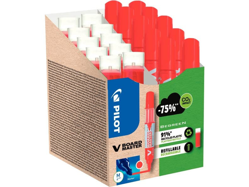 PILOT Marqueur V BOARD MASTER, pointe ogive, BONUS PACK