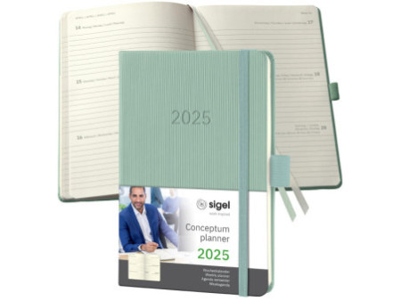 sigel Agenda de poche Conceptum 2026, env. A6, menthe