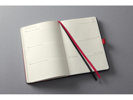 sigel Agenda planning Conceptum 2026, env. A5, noir/rouge
