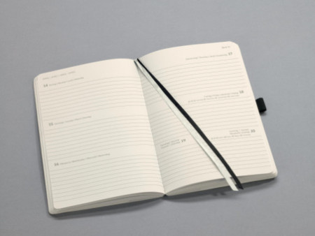 sigel Agenda de poche Conceptum 2025/2026, env. A6, noir