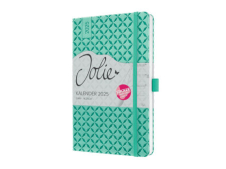 sigel Agenda de poche Jolie Flair 2026, A5, vert menthe
