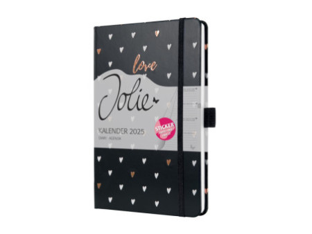 sigel Agenda planning Jolie Beauty 2026 'Dark Love', A5