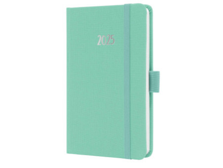 sigel Agenda de poche Jolie Feel 2026, textile, A6, menthe