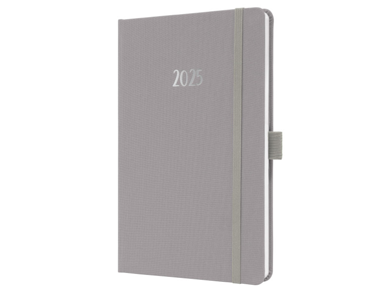 sigel Agenda de poche Jolie Feel 2026, textile, A5, gris