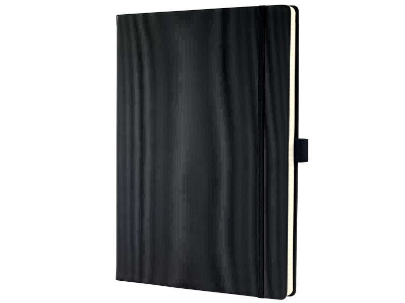sigel Carnet de notes Conceptum, A4+, quadrillé, noir