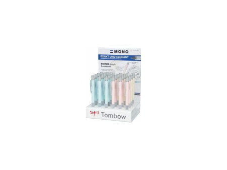 TOMBOW Porte-mines 'MONO graph' Pastel, présentoir de 24