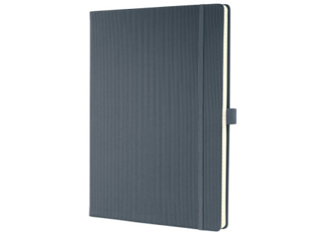 sigel Carnet de notes Conceptum, A4, quadrillé, gris