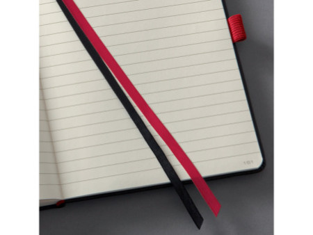sigel Carnet de notes Conceptum, A5, ligné, noir/rouge