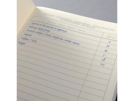 sigel Carnet de notes Conceptum, A4, quadrillé, noir