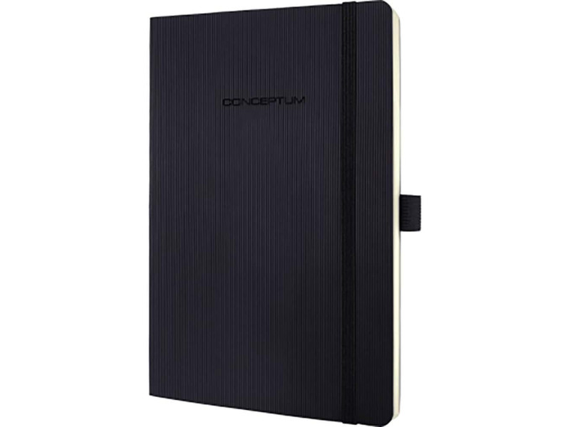 sigel Carnet de notes Conceptum, A5, quadrillé, noir