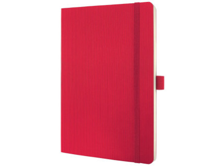 sigel Carnet de notes Conceptum, A5, quadrillé, rouge